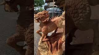 woodworking skill - wood carving - woodworking best skill #Shorts