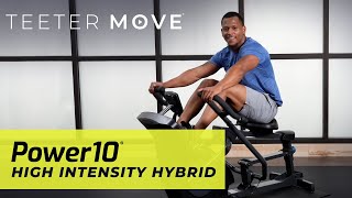 12 Min High Intensity Hybrid Workout | Power10 Ellipitcal Rower | Teeter Move
