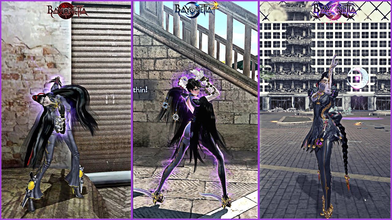 Bayonetta Vs Bayonetta 2 Vs Bayonetta 3 | Comparison - YouTube