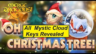 All Mystic Cloud Keys for Oh Christmas Tree Event 2020 Merge Dragons   Tips & Guides