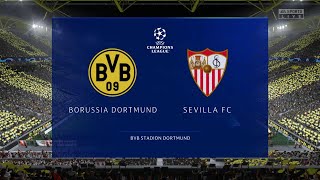Borussia Dortmund vs Sevilla | BVB Stadion Dortmund | 2022-23 UEFA Champions League | FIFA 23