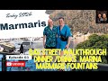 Marmaris Turkey June 2024 Part 3 | Marina Dinner/Drinks | Bar Street walkthrough | Dancing fountains