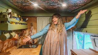 Abandoned Camper Van to Cozy Cabin on Wheels (+ VAN TOUR)