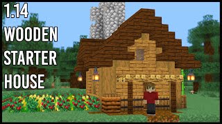 How to make a Minecraft 1.14 Wooden Starter Base