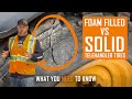 Foam Filled Telehandler Tires VS Solid Telehandler Tires | What You Need to Know