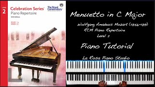 Menuetto In C Major Rcm Piano Repertoire Level 2 Classicalmusic Piano ...