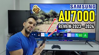 SAMSUNG AU7000 REVIEW 2023 - 2024 / ¿AUN VALE LA PENA? / SMART TV 4K CRYSTAL