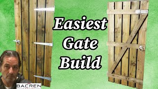 Easy Way To Build a GARDEN GATE | Step by Step Tutorial