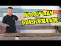 WOODEN BEAM TRANSFORMATION IN 60 SECONDS! | 60 Second DIY Tips | Frenchic Top Tips