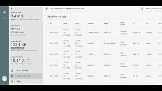 TrinityConnect - Session History