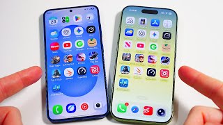 One UI 8.5 vs iOS 26 Animations Test