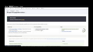 Drupal demo: upgrading from Drupal 9 to Drupal 10
