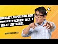 How to Import Data from Images into Excel #exceltutorial