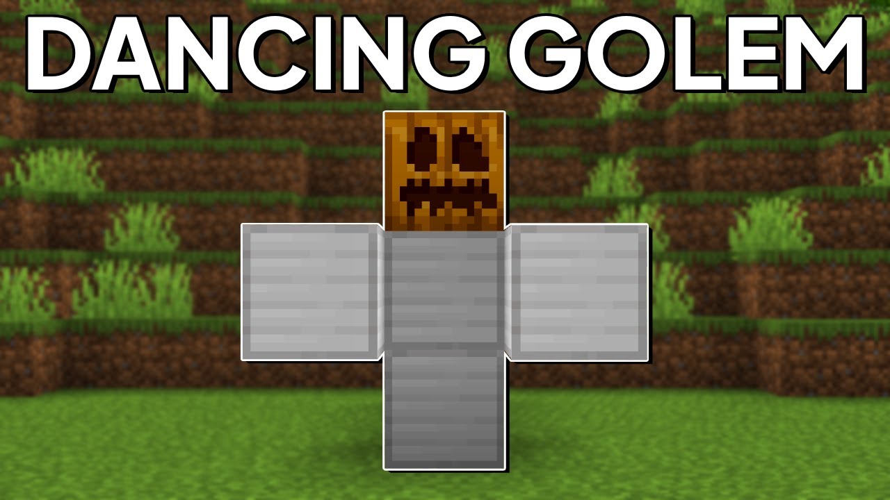 Minecraft Dancing Golem Tutorial Youtube