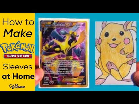 How to Make Your Own Pokemon Card Sleeves at Home! How to Make Your Own Pokemon Card Sleeves at Home!
