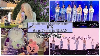 BTS Yet to Come Concert in Busan CONCERT VLOG 🇰🇷💜✨ + my stay in Korea ✨