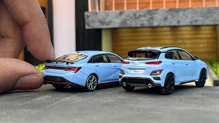 Tiny Hyundai Kona N & Elantra N Mini Cars | Real like Hyundai Diecast Model Cars