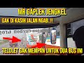 momen menegangkan ❓ Mr gaplek memanas, gak di kasih jalan, telolet gak mempan, spion hampir gesrek