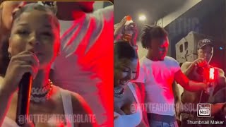Chrisean Rock Performs 'YAHWEH' At Boosie Party & He Shows Love To Her!