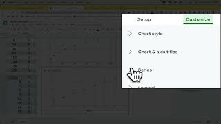 Linearization of Data Example Using Google Sheets