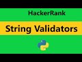 #16 Hackerrank String Validators Solution - Python | Hackerrank Python