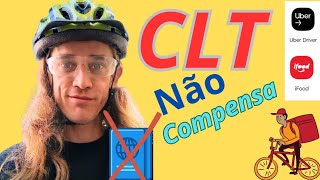 1 dia de CLT Eu Faturei em 4 Horas de ENTREGAS Modal bike Uber driver e Ifood Aplicativos (Parti 2)