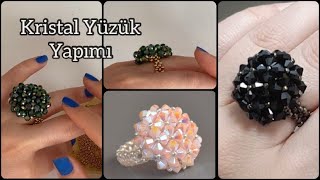 KRİSTAL YÜZÜK YAPIMI 3 | Crystal Ring Tutorial | DIY - Kolay ve Şık Yüzük Yapımı ENGLISH SUBTITLE