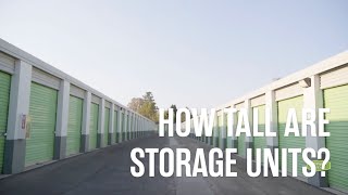 How Tall Are Storage Units?