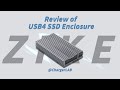 ZIKE USB4 Nvme SSD Enclosure Product Review