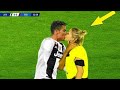 Ronaldo Vs Referee rare movement | Ronaldo kissing women referee😮😮 | Ronaldo rock Georgina shock |
