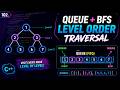 102 LeetCode | Binary Tree Level Order Traversal | Queue + BFS Explained | NCX
