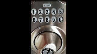 Changing Battery on Schlage Keypad