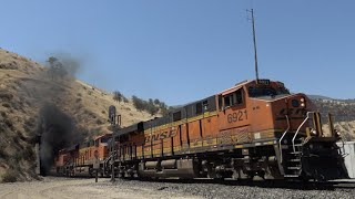 4K: TEHACHAPI TRAINS PART 2 (JUNE 2022)