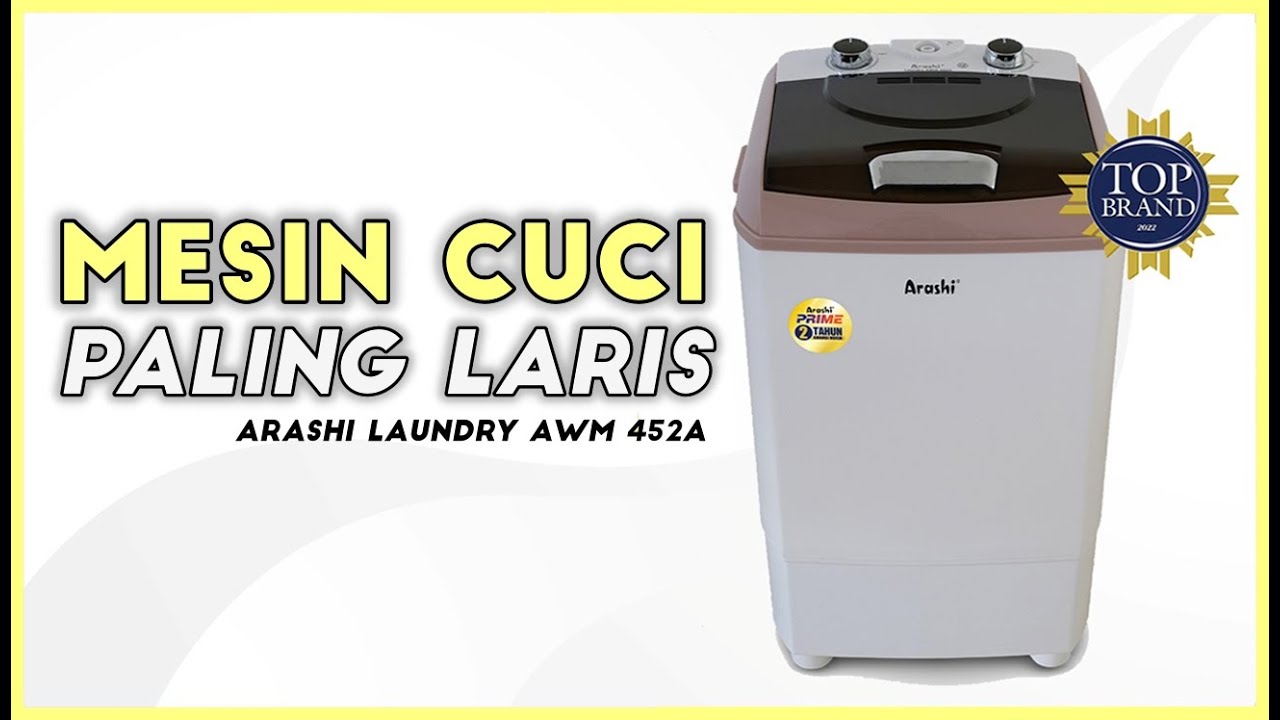 MESIN CUCI PORTABLE MINI 1 TABUNG - Arashi Laundry AWM 452A: Solusi ...