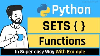 Sets Function in Python | Python Tutorial In Hindi for Beginners