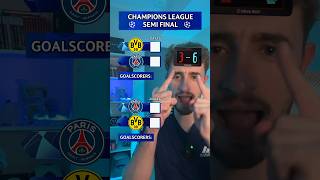 DORTMUND 🟡⚫️ VS PSG 🔴🔵 ?! | FILTER PREDICTS WHO WILL MAKE THE UCL FINAL?! 😱😬