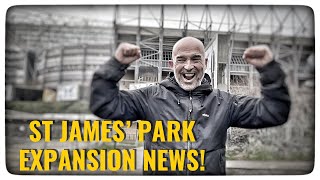 Newcastle United Make HUGE Announcement - Stadium Expansion Plans Revealed!