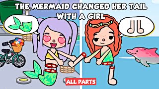 The Mermaid Changed Her Tail With a Girl! All Parts! | Sad Love Story | Toca Life Story | Toca Boca