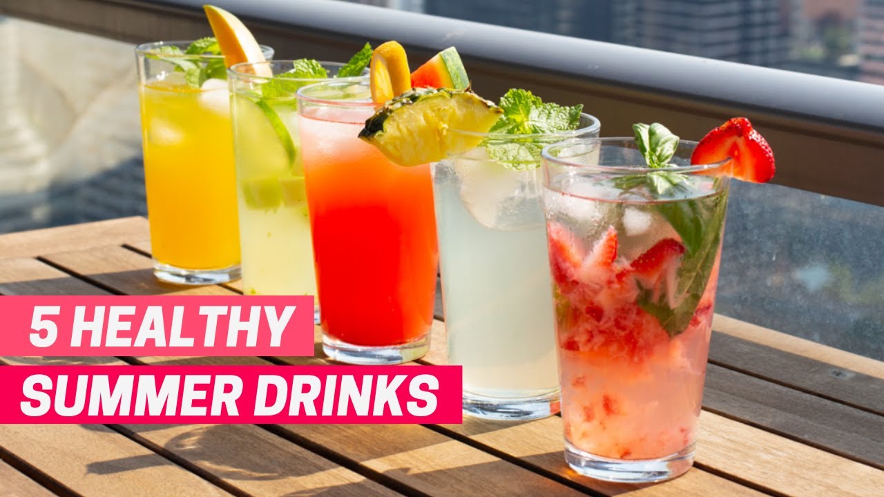 Summer Drinks Healthy Hydrating Mocktails Cocktails Youtube