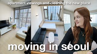 Moving Apartment in Seoul | Apartment Viewing and Cleaning | Moving Vlogs