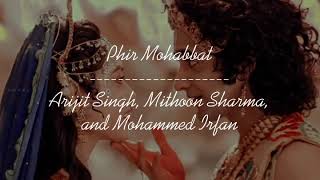 Phir Mohabbat-lagu India enak/lirik terjemahan