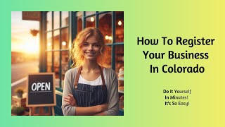 How To Register A Business In Colorado #businessfinance #businessadvice