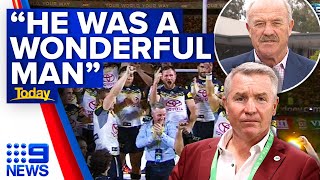 Wally Lewis’ emotional tribute to NRL legend Paul Green | 9 News Australia