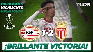 Highlights | PSV 1-2 Mónaco | UEFA Europa League 21/22 - J3 | TUDN
