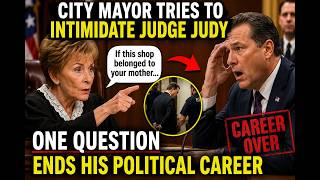 City Mayor Tries to Intimidate Judge Judy — One Question Ends His Political Career