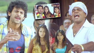 Prabhas Rudran Malayalam Full Movie Part 10 | Trisha | Puri Jagannadh | Sanjanna Galrani