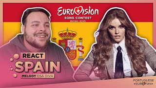 LET'S REACT TO MELODY ESA DIVA | SPAIN 🇪🇸 | #Eurovision2025