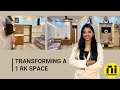 Tiny Marvel: Stunning Home Interior Design for a 1 RK (180 Sq ft) Space in Mahalaxmi, Mumbai