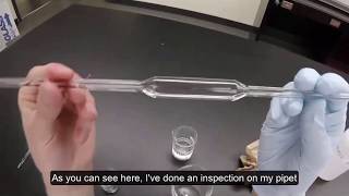 Calibration and Use of a Volumetric Pipet