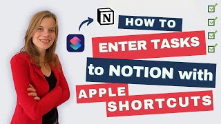 Add Tasks to Notion with Apple Shortcuts – No Notion App Required!